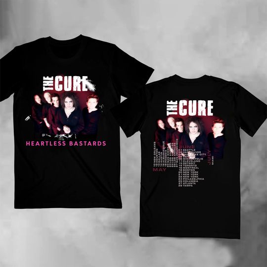 The Cure 2023 North American Tour Shirt, The Cure US Tour 2023 Shirt, The Cure Band Shirt For Fan