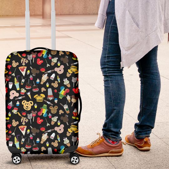 Theme Park Sweet Treats Luggage Cover