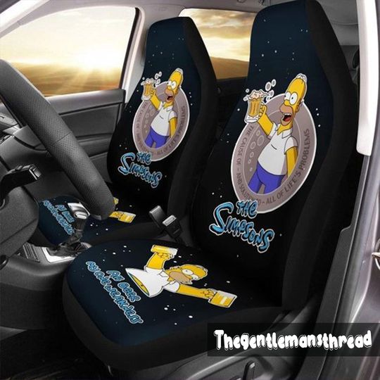 Simpson Homer Baby Car Seat Cover