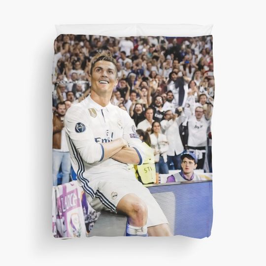 Cristiano Ronaldo CR7 is another name for hard work Duvet Cover