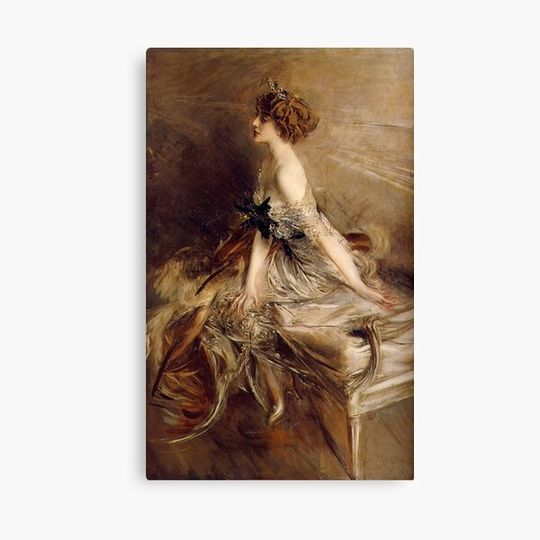 Vintage Giovanni Boldini Portrait-of-Princess-Marthe-Lucile-Bibesco-1911 Canvas