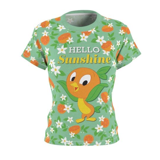Little Orange Bird Hello Sunshine 3D Shirt