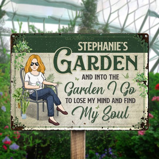 Lose My Mind, Find My Soul Here  Garden Personalized