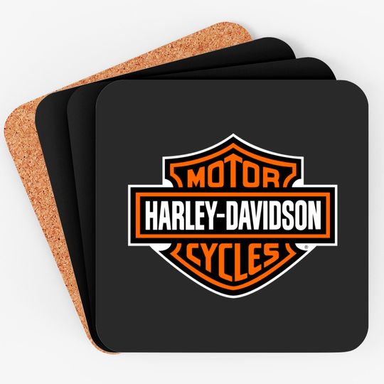 White Coasters Harley-Davudson