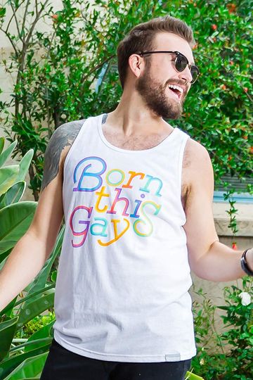 Loud and Funny Tank Tops for Pride, Festivals and Summer - Men's Cut