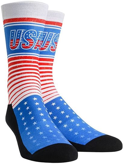 USA Patriotic American Flag Rock 'Em Socks