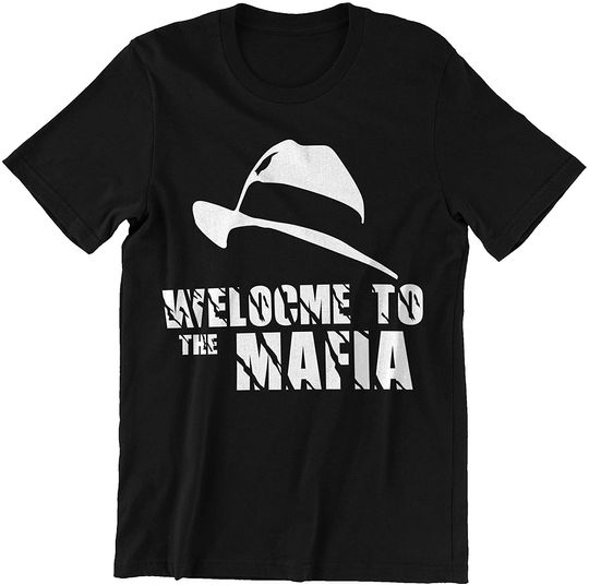 Goodfellas Premium Text Gangs Godfather Mafia Black Unisex Tshirt