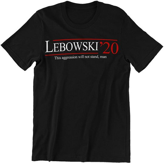 The Big Lebowski Homme Unisex Tshirt Size M Black