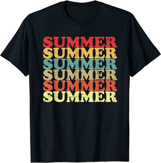Summer End of School Year Vintage Distressed Teacher or Kids T-Shirt