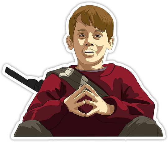 Home Alone Kevin McCallister You Guys Give Up Or are You Thirsty for More Sticker 2"