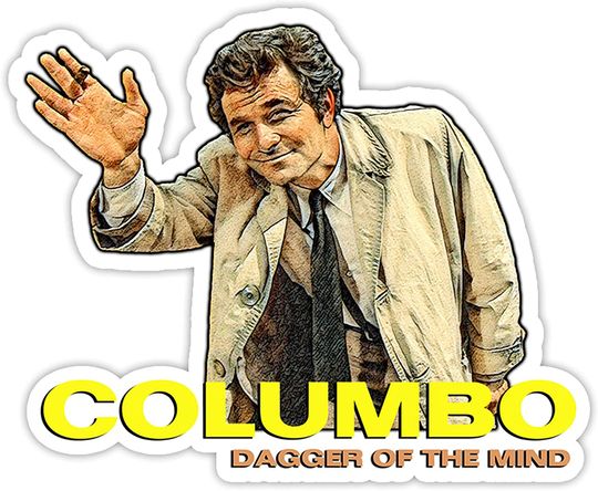 Columbo Dagger of The Mind Sticker 3"