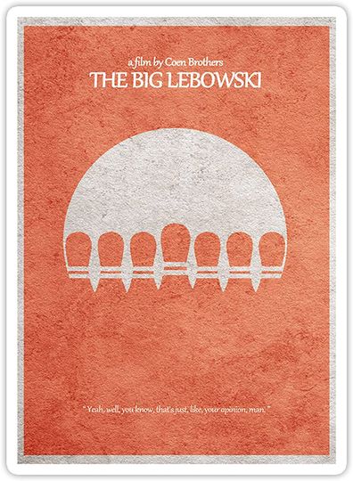 The Big Lebowski  Sticker 2"