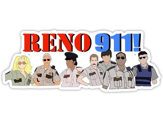 Reno 911 Sticker 3"
