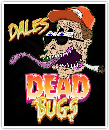 King of The Hill Dales Dead Bugs Sticker 3"