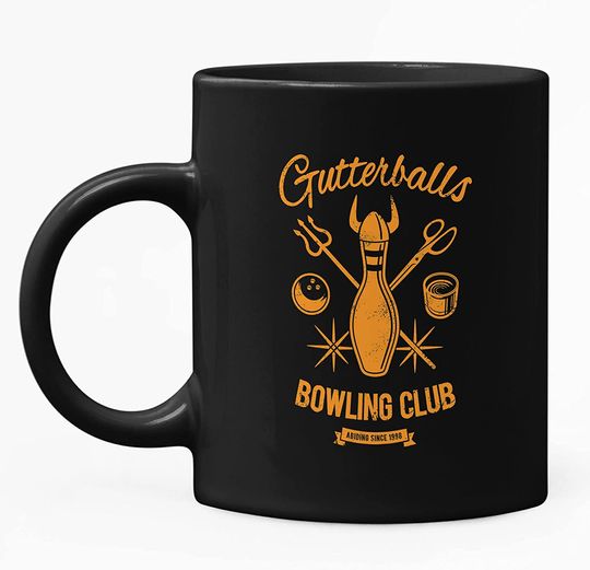 The Big Lebowski Gutterballs Bowling Club Mug 11oz