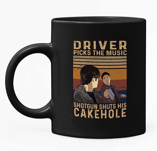 Dean Winchester Driver Picks The Music Shotgun Shuts His Cake Hole Mug 11oz