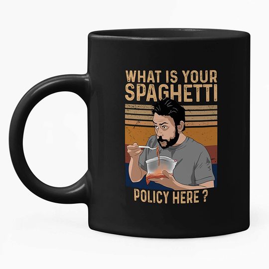 Its Always Sunny in Philadelphia Frank Reynolds Charlie Kelly What is Your Spaghetti Policy Here Mug 11oz