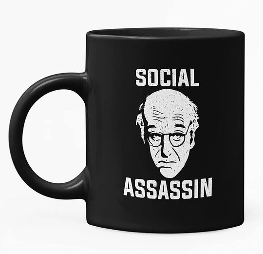 Curb Your Enthusiasm Larry David Social Assassin Mug 11oz