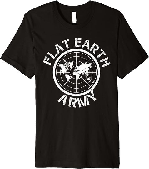 Flat Earth Army Vintage Premium T-Shirt