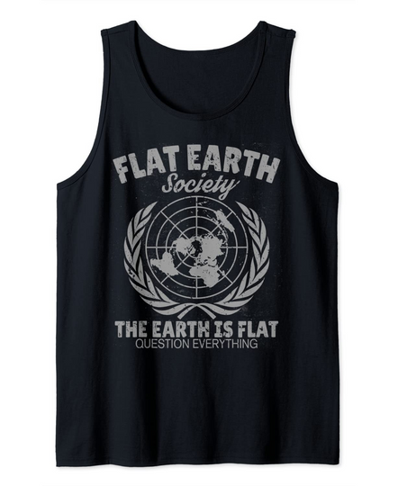 Flat Earth Society Tank Top