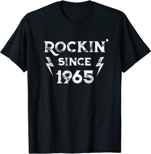 Gift for 56 Year Old: Classic Rock 1965 56th Birthday T-Shirt