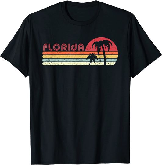 Florida Strong Men's T Shirt Retro Style FL