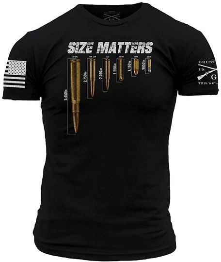 Size Matters - Men's T-Shirt Black