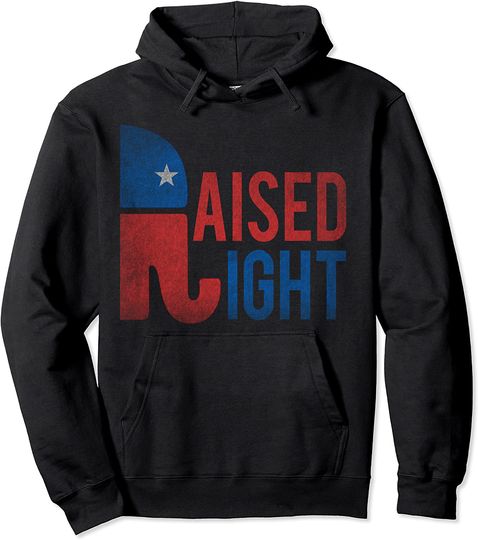 Raised Right Republican Pullover Hoodie