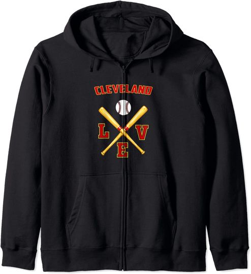 Cleveland Hometown Indian Tribe vintage for Baseball Fans Zip Hoodie