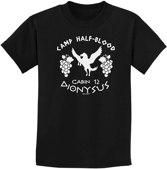 Camp Half Blood Cabin 12 Dionysus Childrens T Shirt