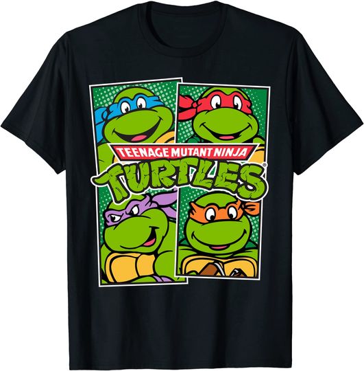 Teenage Mutant Ninja Turtles Paneled Characters T-Shirt