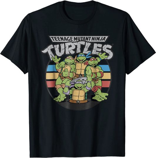 Teenage Mutant Ninja Turtles Retro Spot Logo Tee-Shirt