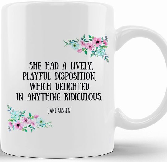 Jane Austen Quote Feminist Mug