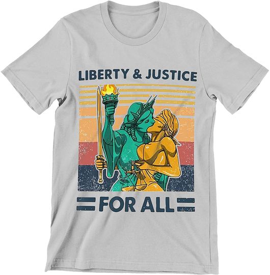 Liberty and Justice for All Vintage Poster Shirt