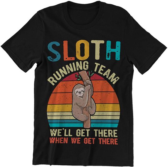 Sloth Running Team Vintage Shirt