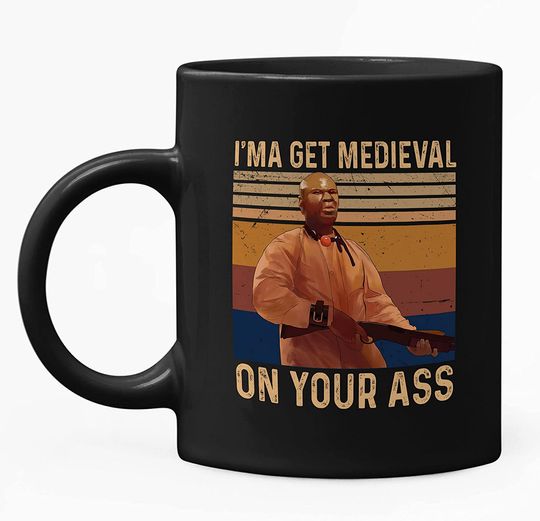 Pulp Fiction Marsellus Wallace I'ma Get Medieval On Your As Mug 11oz