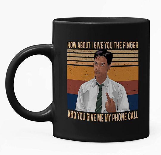 The Matrix Neo How About I Give You The Finger, And You Give Me My Phone Call Mug 11oz
