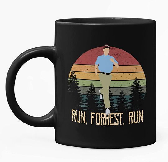 Forrest Gump Run, Forrest, Run Circle Mug 11oz