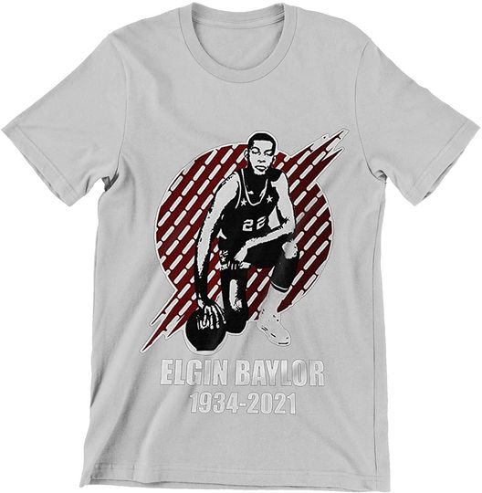 Elgin Baylor Shirt Rip Elgin Baylor 1934-2021 Shirt