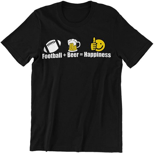 Football America Beer Football Beer Happiness t-Shirt