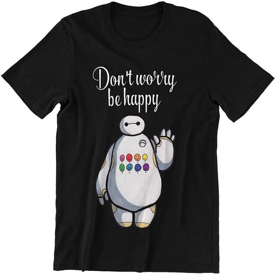 Don't Worry Be Happy LGBT Nation Equality March Baymax t-Shirt