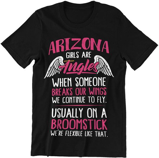 Arizona Girls Angels On Broomstick Shirt