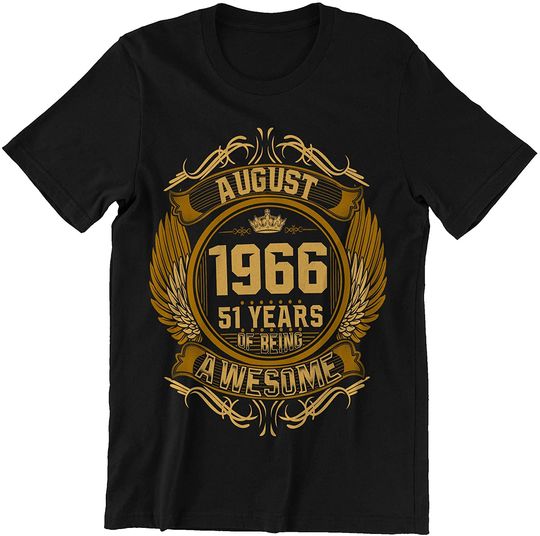 August 1966 51 Awesome Years Shirt