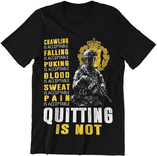 Army Pain is Acceptable Quitting is Not Shirt