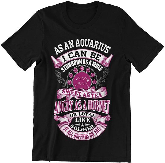 Aquarius It All Depends On You Shirt