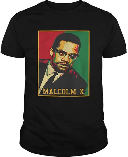 Malcolm X Ladie Short Hoodie