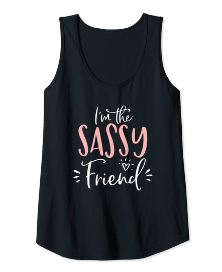 Womens I'm The Sassy Friend Matching Bachelorette Party Tank Top