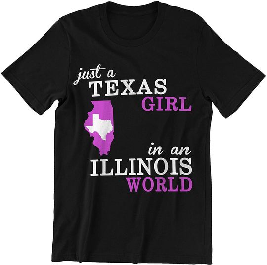 Texas Illinois Woman Shirt