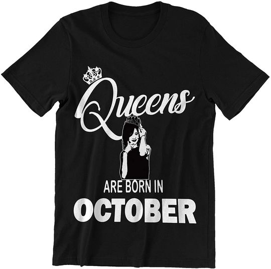 Queens are Born in Octorber Rihanna Shirt
