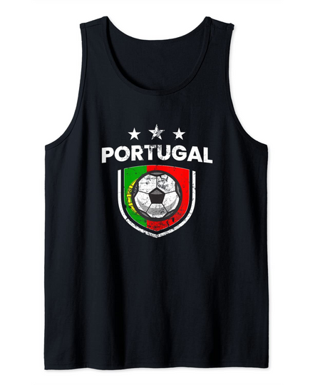 Portuguese Football Team Portugal National Country Flag Tank Top